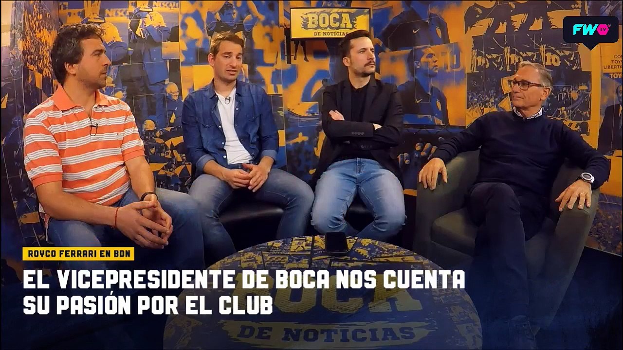 Royco Ferrari, vicepresidente de Boca, nos contó su trabajo y pasión por el xeneize