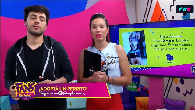Mery Granados visita a Manu Viale y Lizardo Ponce