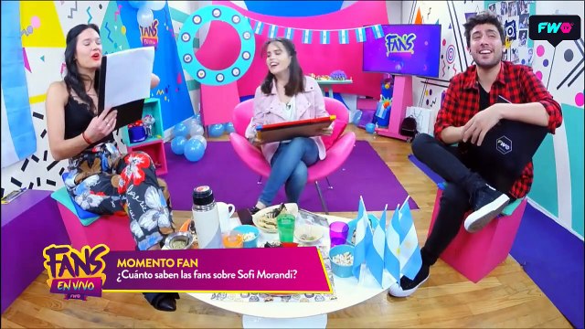 Sofi Morandi visita a Manu Viale y Lizardo Ponce