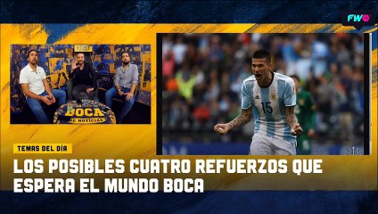 Los posibles cuatro refuerzos de Boca para el próximo semestre