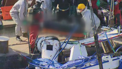 허블레아니 호 인양...1시간 반 만에 시신 4구 수습 / YTN