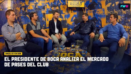 Angelici repasa los posibles refuerzos que se vienen