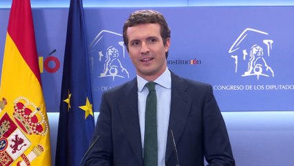 Casado aclara que no facilitará la investidura de Sánchez