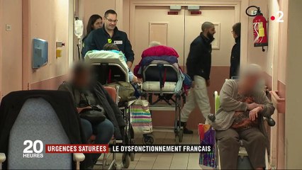 Hôpitaux : les urgences saturées par le dysfonctionnement français