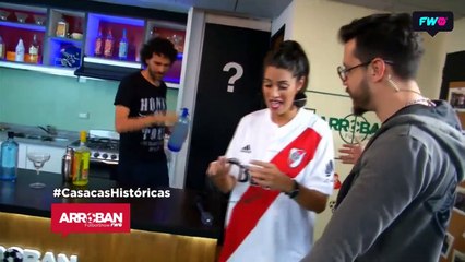 Ivana y Braca cumplen la apuesta del Superclásico