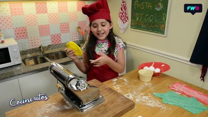 Valentina prepara Pastas Multicolores