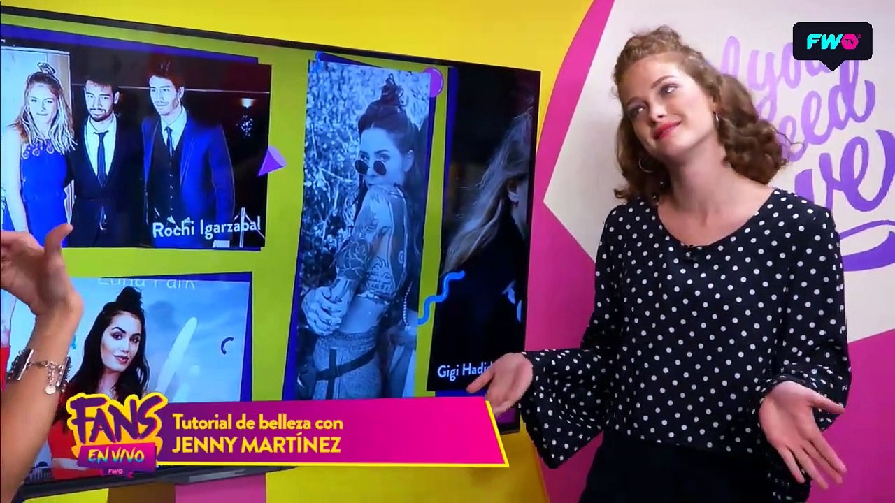 Tutorial de peinado con Jenny Martinez