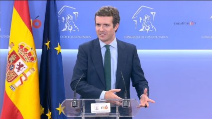 Pablo Casado: "el PP no va a apoyar una investidura de Sánchez"