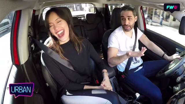 Nicole Luis en Urban con el Pollo Álvarez