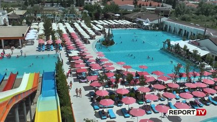 Report TV - Tiranë, nis sezoni i ri në kompleksin Aqua Park