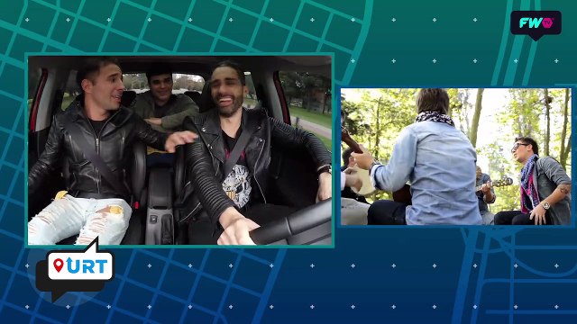 Los Totora musicalizan el auto del Pollo Álvarez