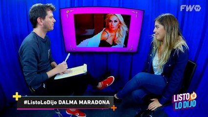 Dalma Maradona con Diego Scott en Listo Lo Dijo - #07