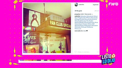 Listo lo dijo - Eddie Fitte primer instagram