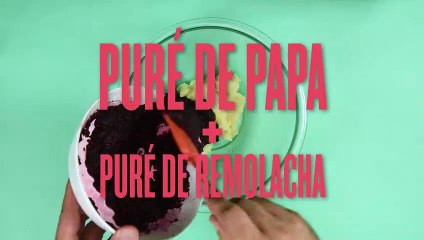 Ñoquis de remolacha y papa