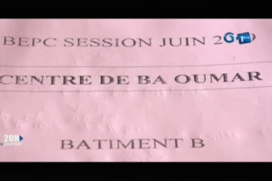 RTG/Début des épreuves écrites du de l’examen BEPC