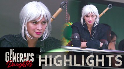 Rhian disguises as a cosplayer for her new mission | The General's Daughter