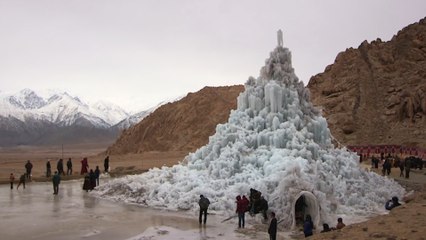 Ice Pyramids Are Bringing Fresh Water To The Desert