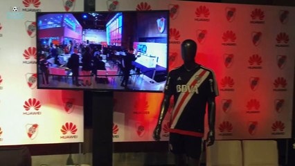 River Plate presentó a Huawei como su nuevo sponsor oficial