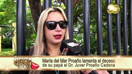 Fallece el padre de María del Mar Proaño