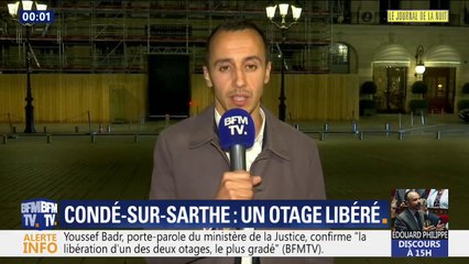 L'otage libéré à Condé-sur-Sarthe "est fortement choqué" d'après le porte-parole du ministère de la Justice