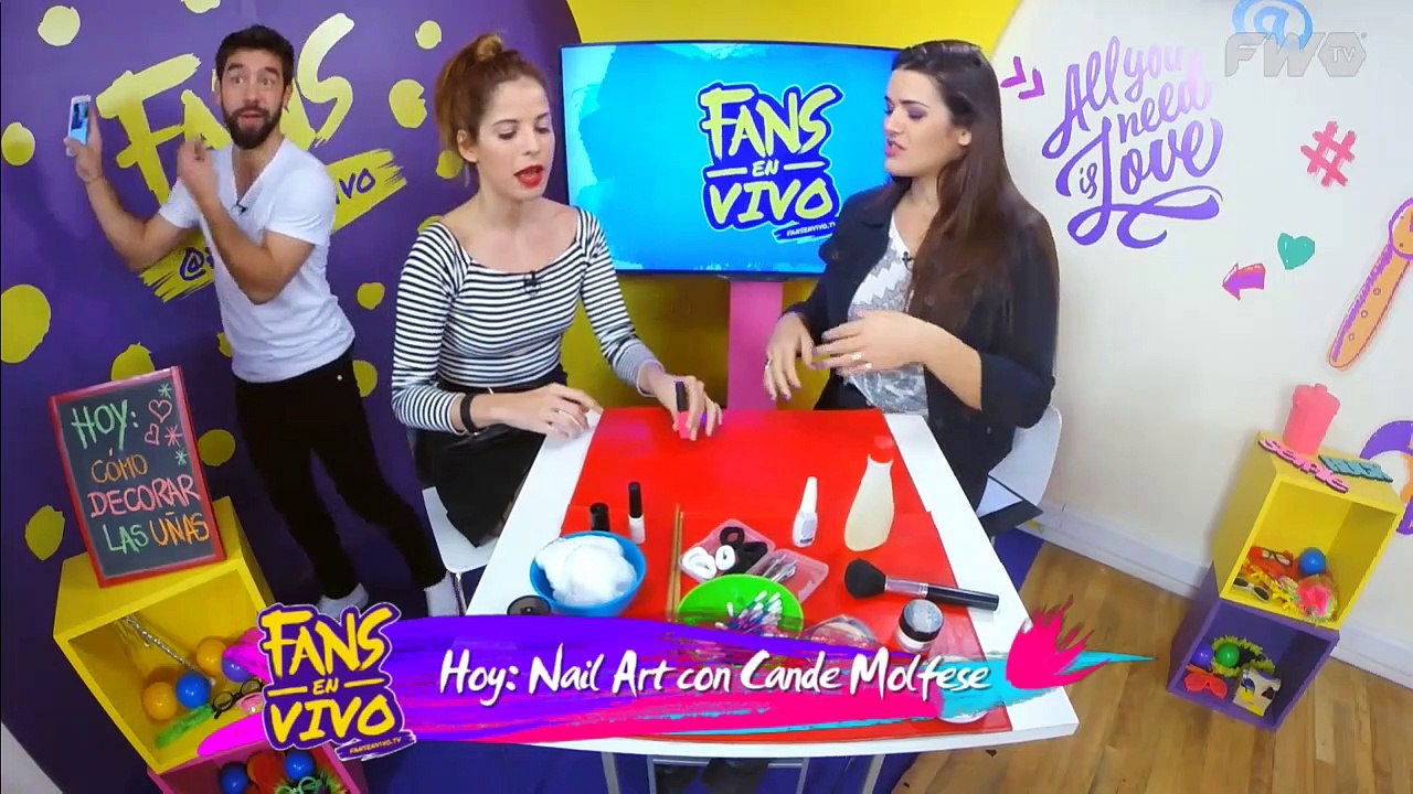 #67 TUTORIAL Nail Art con Cande Molfese, Mica Vazquez y Agus Sierra