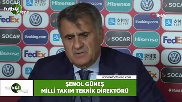 Şenol Güneş: Hakemle ilgili konuşmak doğru değil