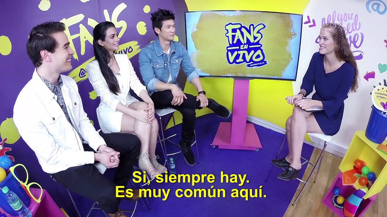 Programa #11 con Jenny Martínez, Harry Shum Jr., Emeraude Toubia y Alberto Rosende (ShadowHunters de Netflix) - Fans En Vivo 24/03/2016
