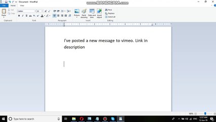 New message posted on vimeo. Link in description