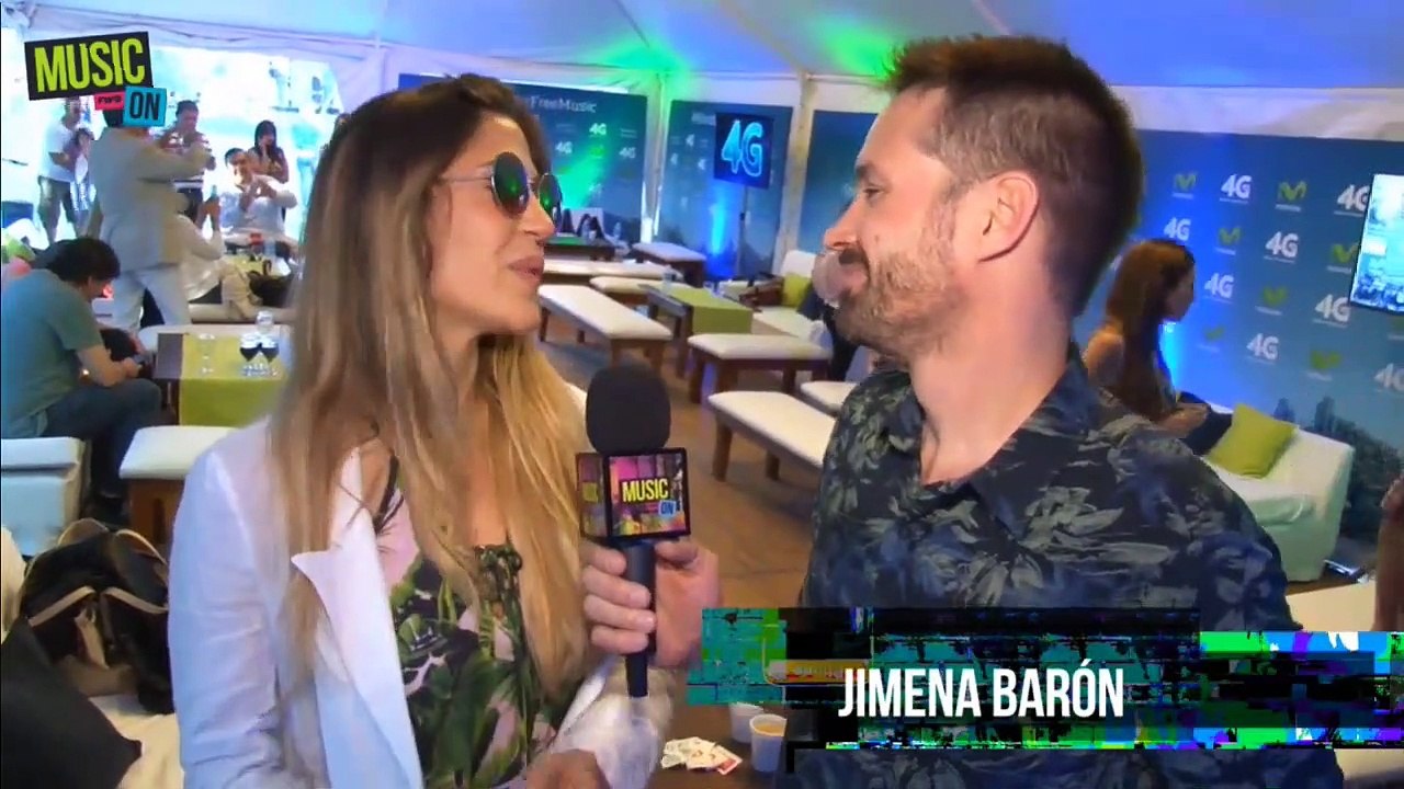 Ale Lacroix con Luciano Supervielle y los famosos presentes en el Movistar Free Music Mendoza