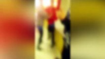 Vídeo mostra briga entre alunos em refeitório de colégio no Bairro Cascavel Velho