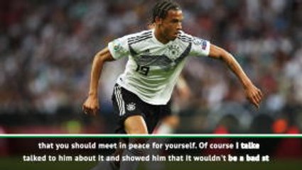 Sane remains quiet on future