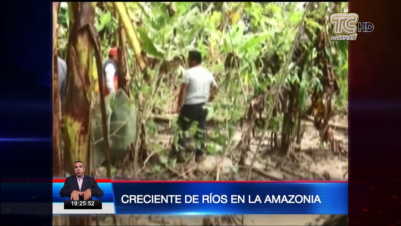 Creciente de ríos en Amazonía