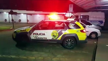 Envolvido em colisão de trânsito, homem é conduzido a Delegacia