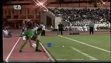 الشوط الثاني مباراة الزمالك و  الصفاقسي التونسي 1-0 اياب نصف نهائي دوري ابطال افريقيا 1996