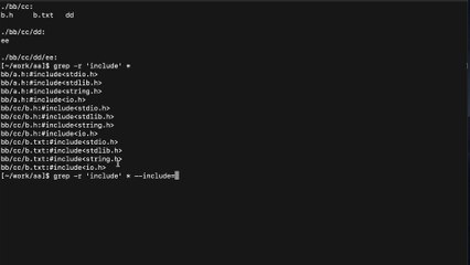 Linux: grep combined high