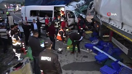 Feci kazada ölen ve yaralanan şahısların kimlikleri belli oldu