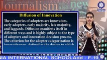 Ms. MANSI CHOPRA || Diffusion of Innovatio || TIAS || TECNIA TV