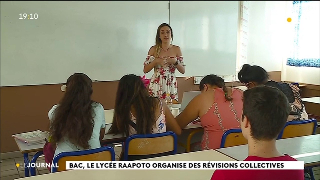 BAC, le lycée Raapoto organise des révisions collectives