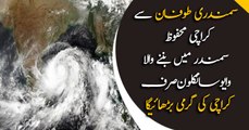 Karachi safe from sea cyclone