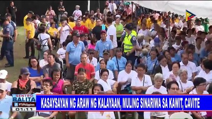 Kasaysayan ng Araw ng Kalayaan, muling sinariwa sa Kawit, Cavite