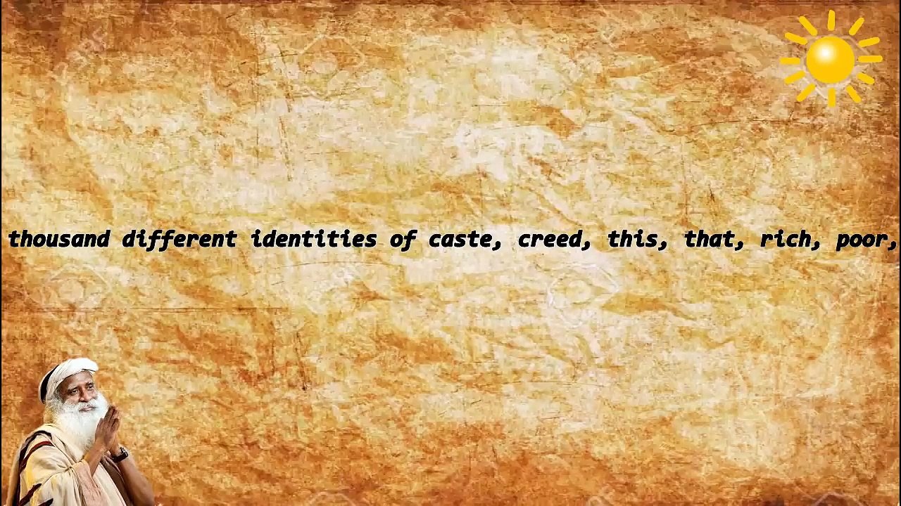 Basis Of All Evil And All Crime Is Small Identity