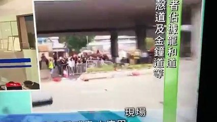 CCTVB - 香港黑警 公安 瞄準市民頭部開槍
