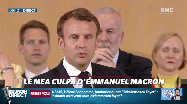 Le mea culpa de Macron sur les gilets jaunes - ZAPPING ACTU DU 12/06/2019