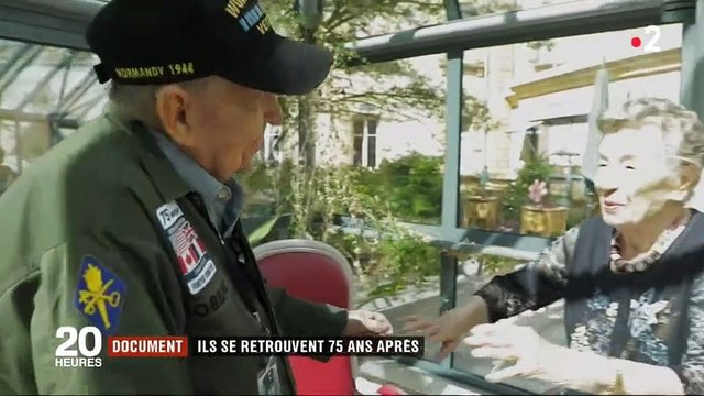 La présentatrice du JT fond en larmes en direct après avoir diffusé le reportage de France 2 sur ce vétéran qui retrouve son amour de jeunesse 75 ans après