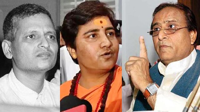 Madrasas don't breed people like Godse, Pragya Thakur: Azam Khan | Oneindia News