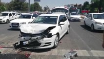 Şanlıurfa'da 5 araç zincirleme kazaya karıştı