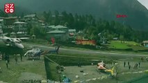 Nepal'deki uçak kazasının yeni görüntüleri yayınlandı