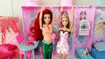 Barbie Rapunzel Ariel Princess Bedroom Morning routine | Karla D.
