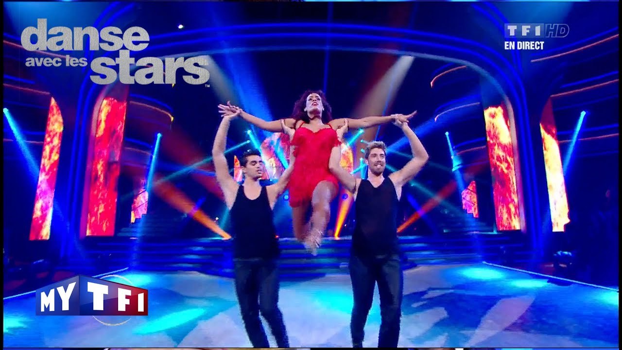 DALS S03 - Un jive avec Amel Bent, Christophe et Julien sur "Holding out for a hero" (Bonnie Tyler)