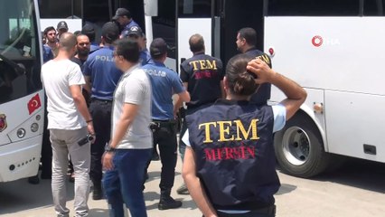 DEAŞ operasyonunda gözaltına alınan 18 kişi adliyeye sevk edildi